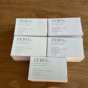 10 bars Zero/0 bar soap (travel size)
